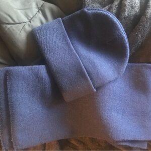 Navy Blue Hat and Gloves Combo